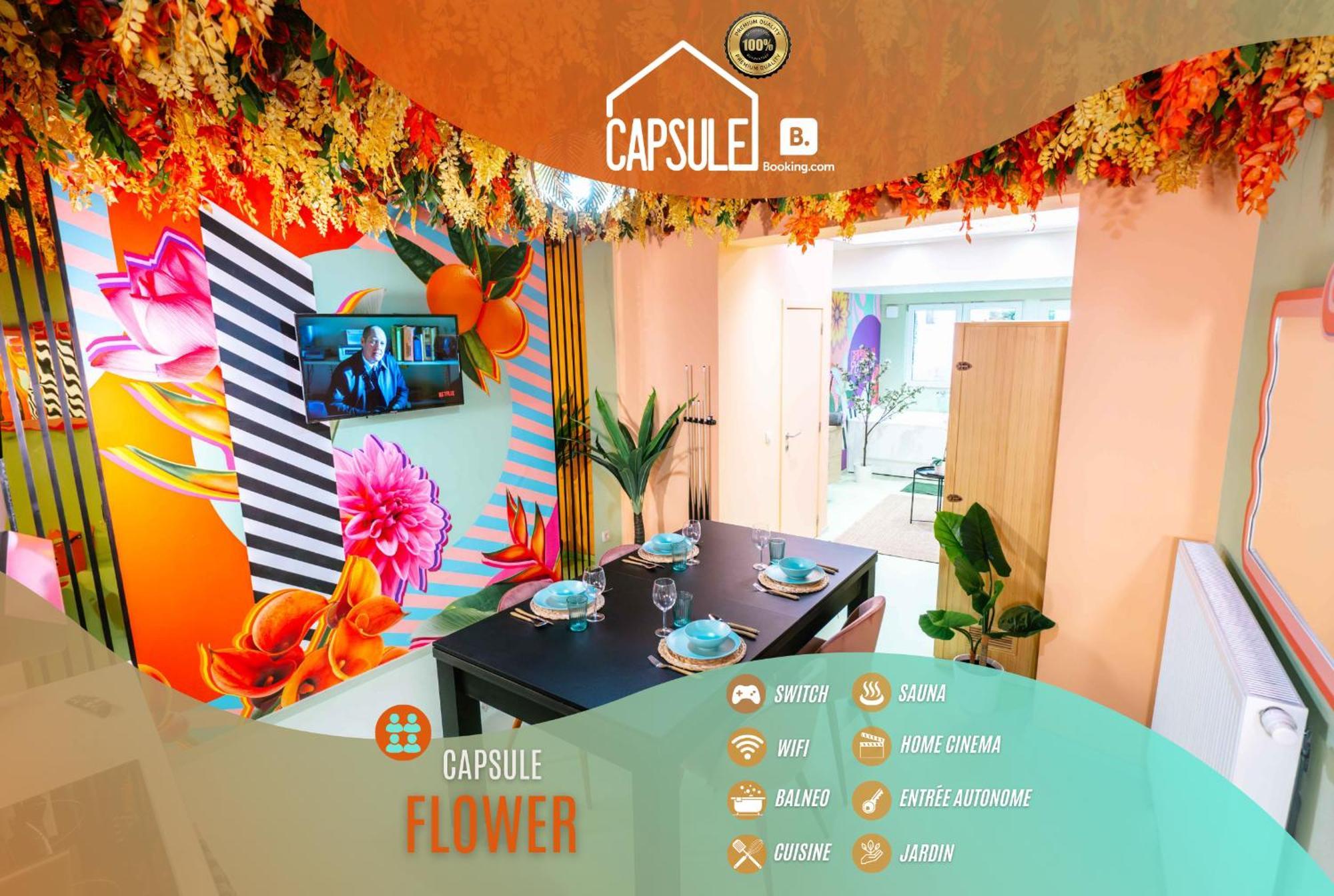 Capsule Flower - Balneo - Cinema - Billard - Nintendo Switch - Mons Centre エクステリア 写真